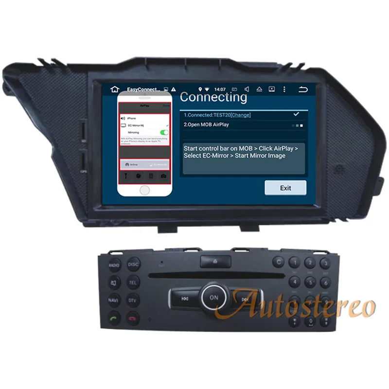 DSP Android 9 64G Автомобильный dvd-плеер gps навигация для Mercedes-Benz GLK-Class X204 2008-2010 автомобильный стерео Мультимедийный Плеер