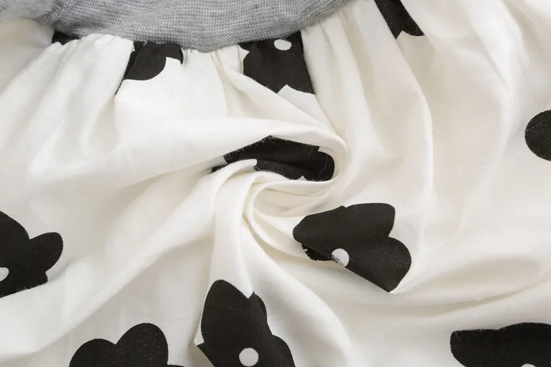 Комплект для девочек с коротким рукавом и бантом из двух предметов | Мать ребенок