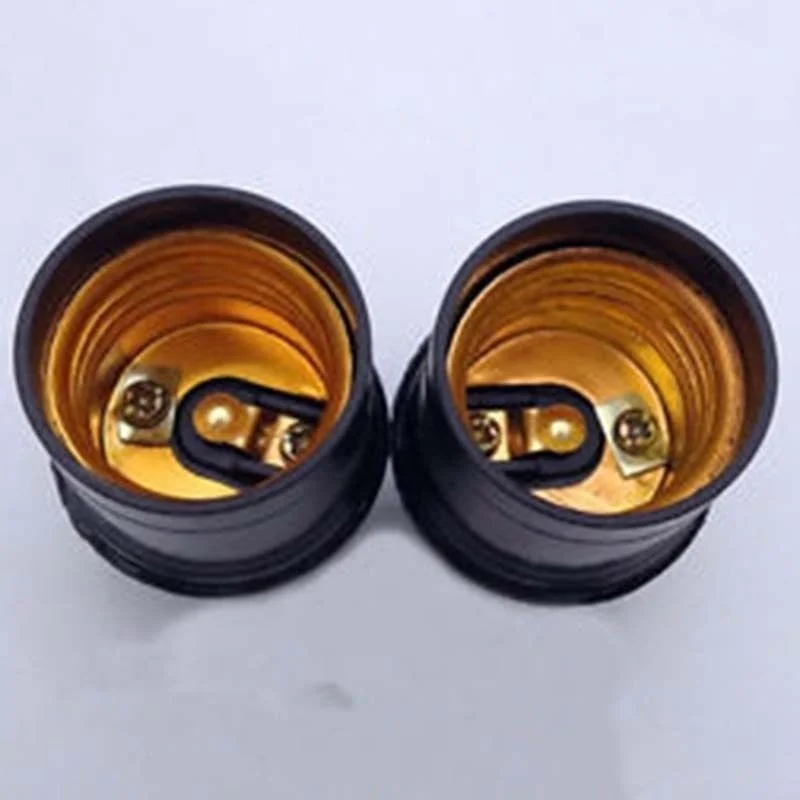 

5Pcs E27 4A Vintage Lampholder Light Bulb Lamp Holder Screw Cap Socket Light Fittings