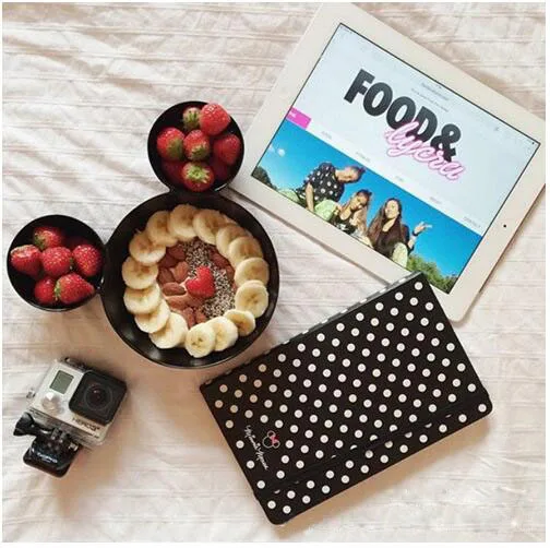 Детская стильная большая чаша фруктовое блюдо для малышей мультяшная пирога