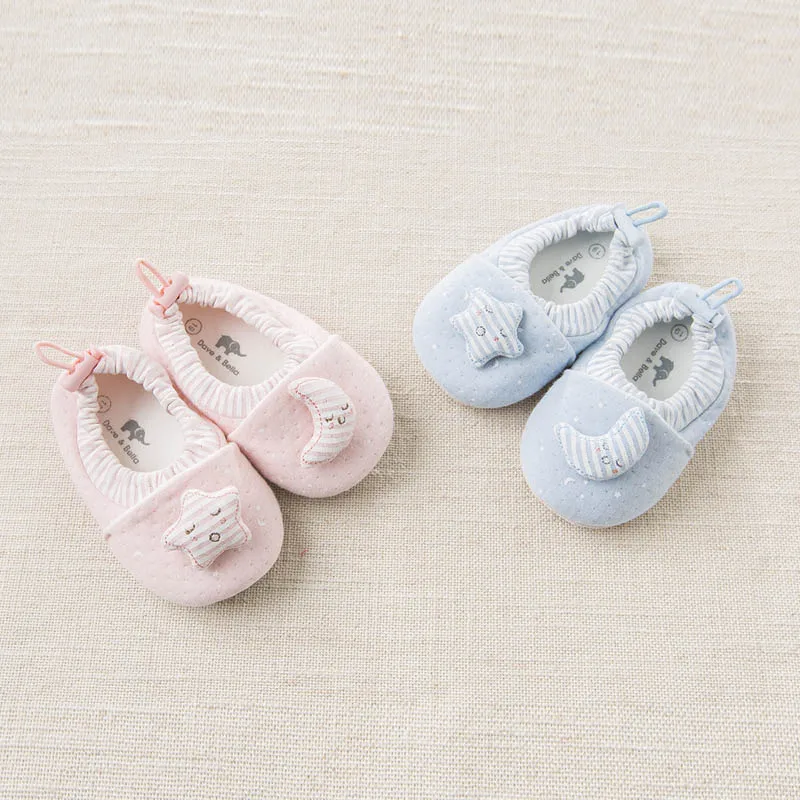 DB7351 Dave Bella/Мягкая Обувь для новорожденных мальчиков и девочек|new born shoes|born shoecute boy