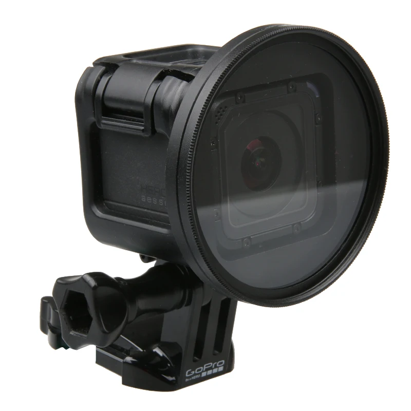 УФ фильтр для объектива 58 мм + переходное кольцо крышка Lente Protector Filtro Go pro Hero 4 5 Session