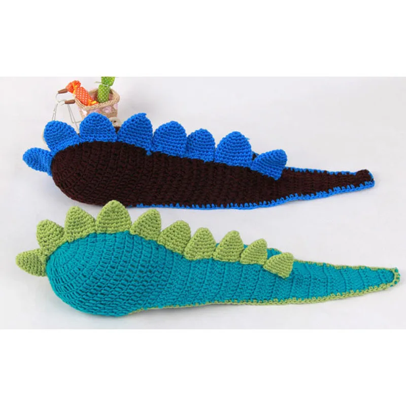 Реквизит для фотосессии новорожденного мальчика с динозавром вязаные крючком