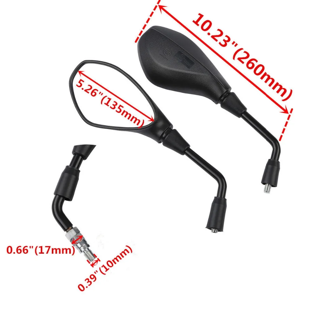 Мотоциклетные боковые зеркала заднего вида для BMW R1200GS R Nine T S1000XR 14 позже F800GS 06
