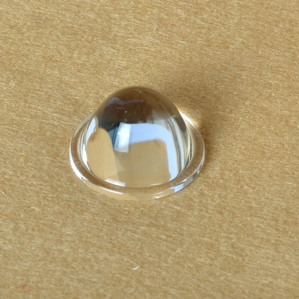 38 светодиодный Светодиодный оптический стеклянный объектив выпуклая линза