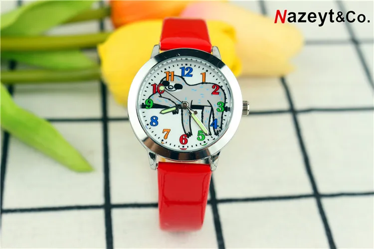 Маленькие светящиеся для мальчиков и девочек спортивные часы с милым мультяшным