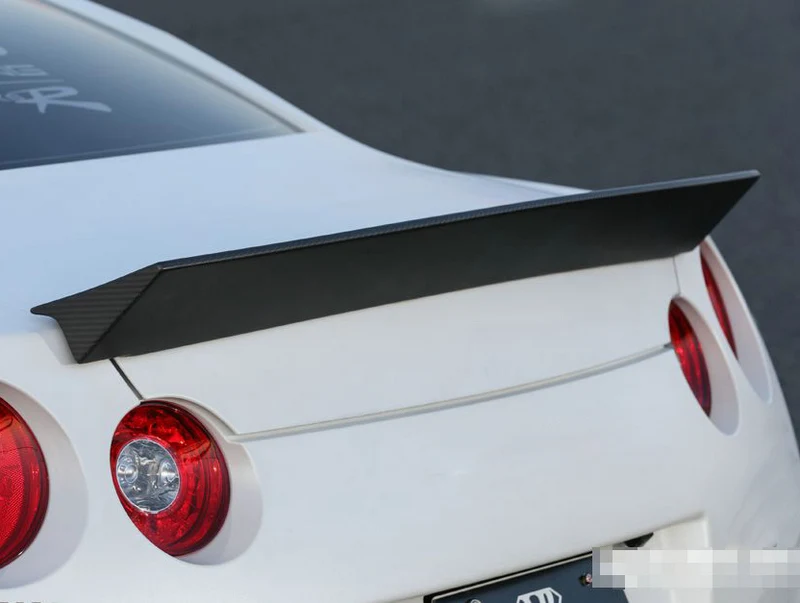 Автомобиль Стайлинг GT R LB стиль Стекловолоконный ствол спойлер FRP волокно Galss