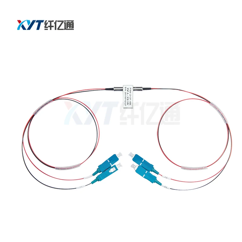 Соединитель FC UPC 1260 ~ нм 2x2 полностью оптоволоконный переключатель|fiber optic switch|fiber