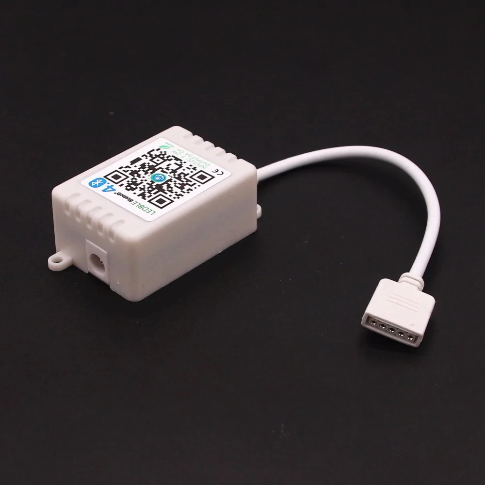 DC 5-24V Bluetooth LED RGBW контроллер Мини светодиодный с функцией синхронизации музыки DIY