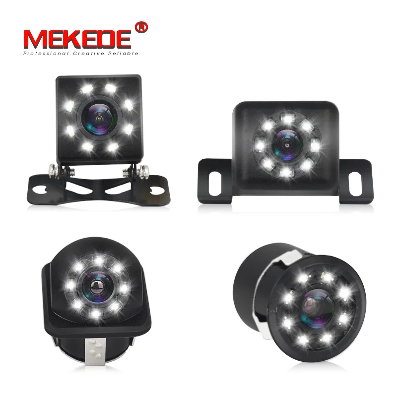 

Wholesale! 8LED Night Vision Car Rear View Camera Auto Parking Monitor CCD Waterproof car camera Universal Backup Parking Camera