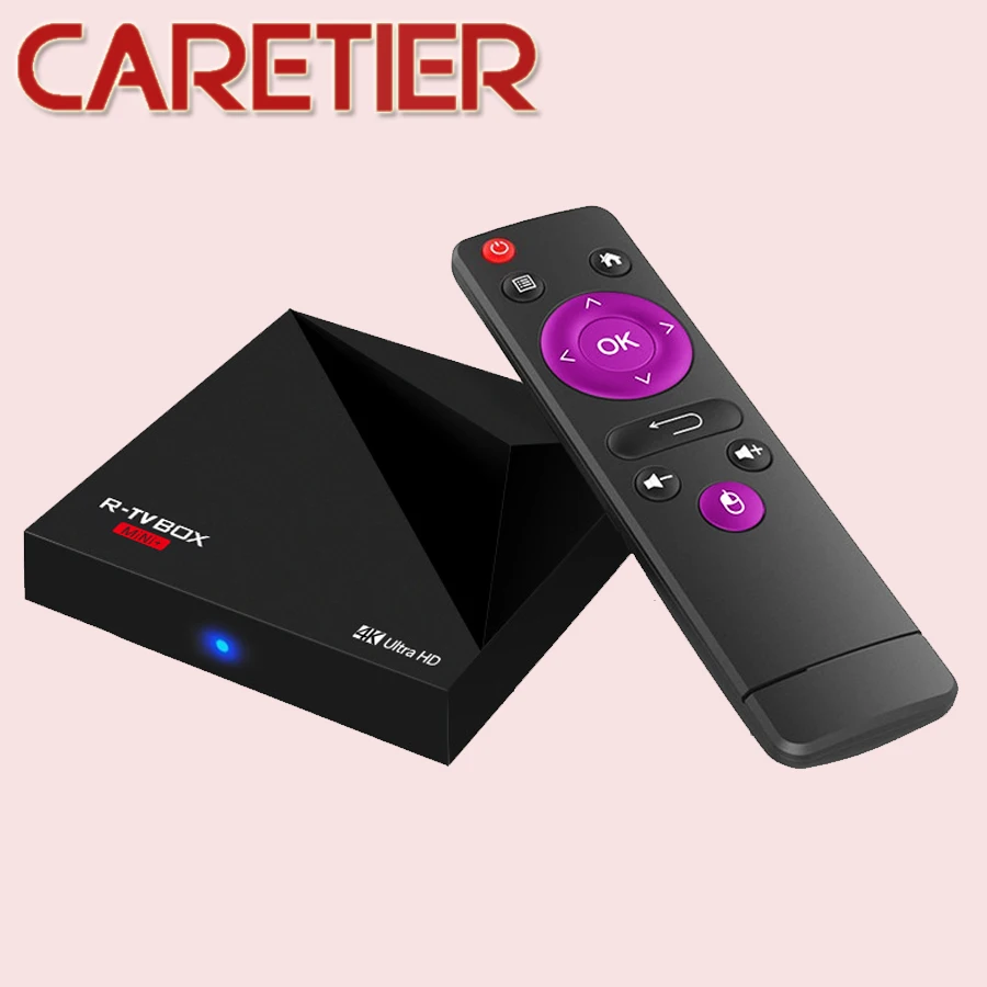 Оригинальная новейшая ТВ приставка Android 7 1 TV BOX RK3328 Quad Cor 1G + 8G box es с антенной Wi Fi