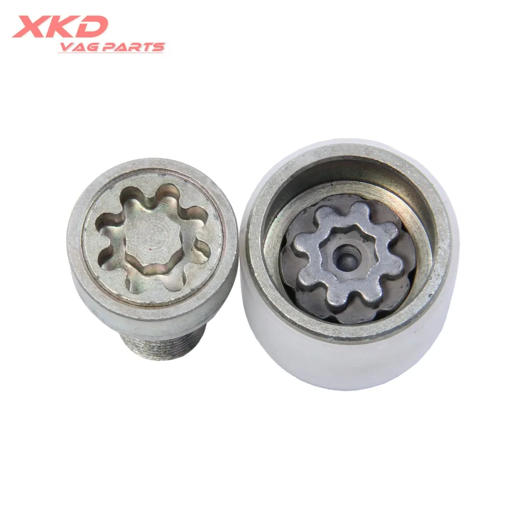 Противоугонный винт и инструмент со стальным штампом # J подходит для AU D A3 A4 Allroad