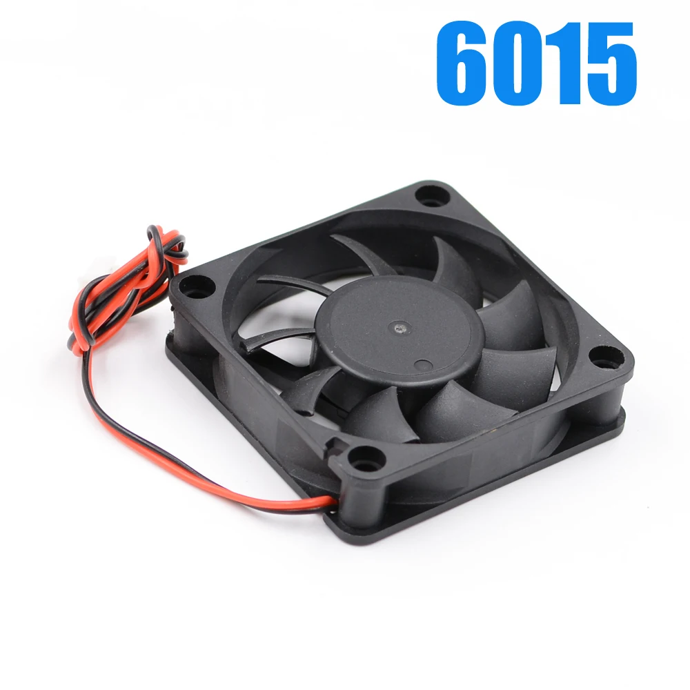6015 12V 24V Бесщеточный вентилятор охлаждения DC кулер для RepRap 3D-принтеры Запчасти 60 x 60 x 15 мм пластиковый охлаждающий вентилятор 3d принтер экструдер