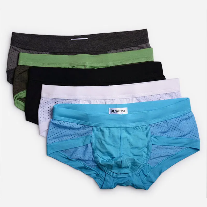 Мужское нижнее белье 9tharea мужские трусы Дырчатые охлаждающие летние Мягкие
