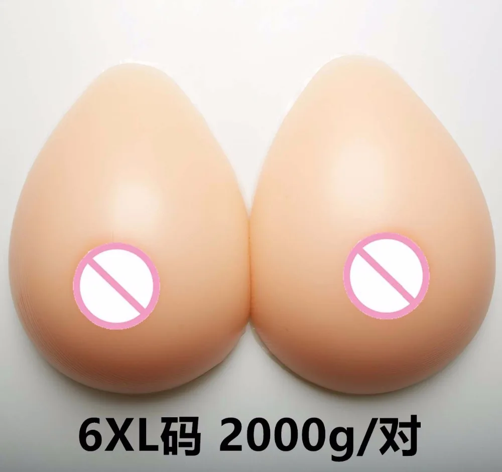 

2000g/pair F Cup Artificial faux seins Fake boobs bust Chest Silicone Breast Forms Tits false breasts crossdresser mastectomy