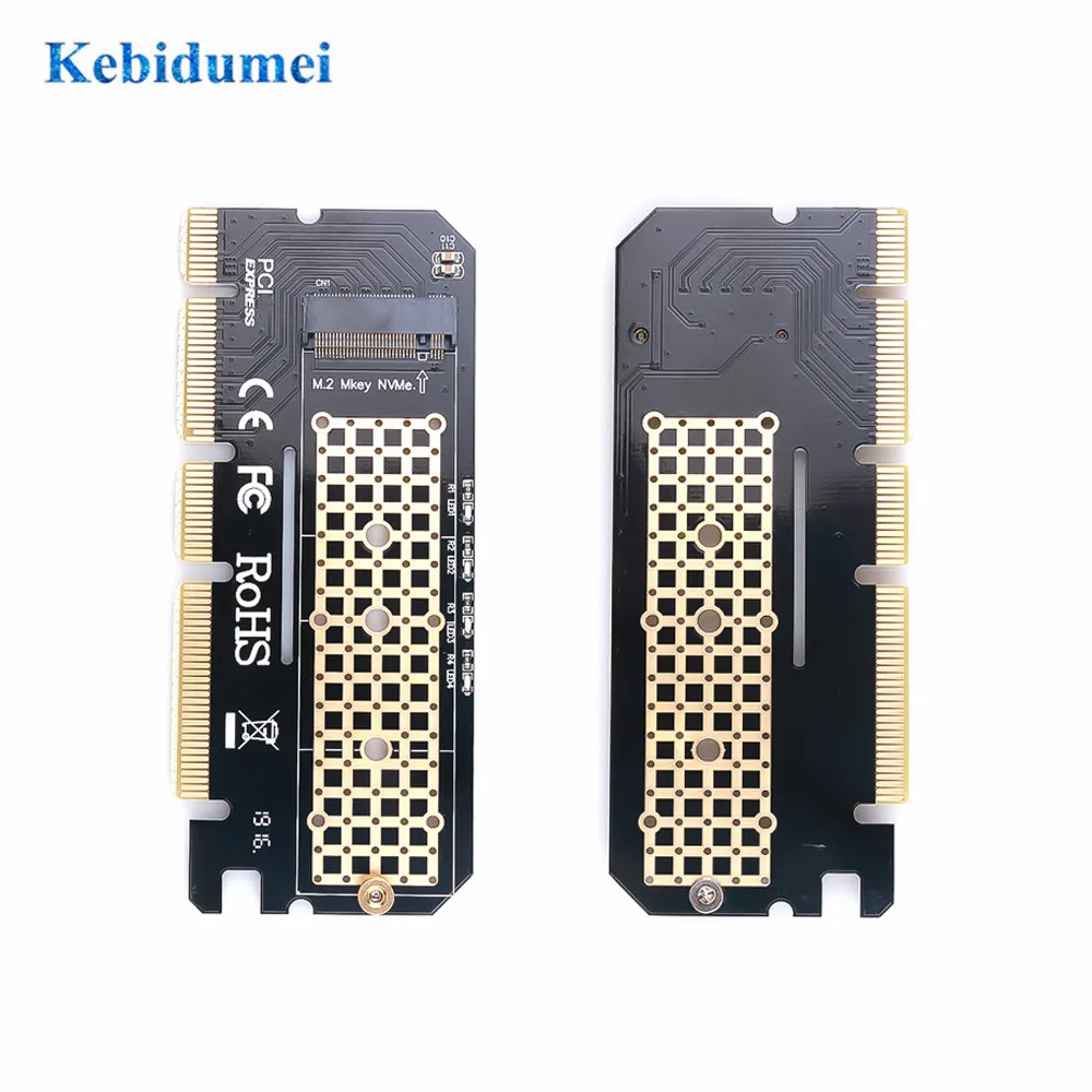 Компьютерная карта расширения kebidumei со светодиодной подсветкой адаптер для PCIE