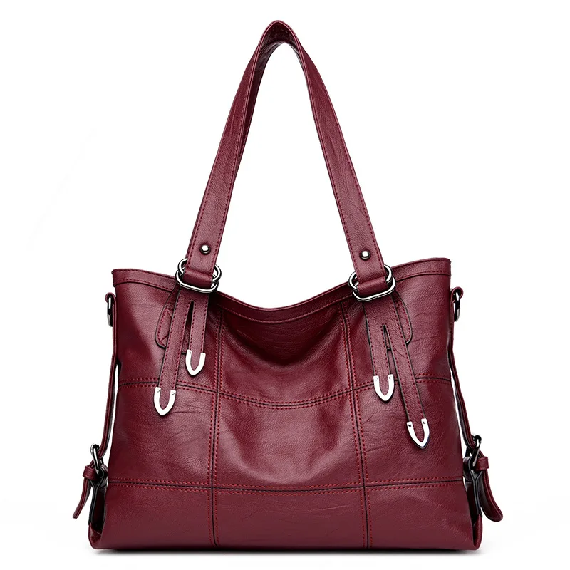

Lady Top-handle bags handbags women famous brands female Stitching casual Big shoulder bag Tote for girls