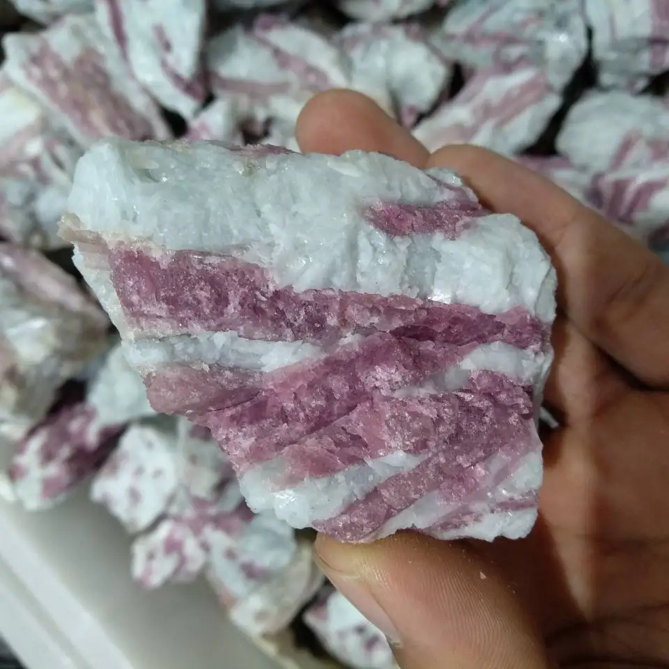 150g Red Tourmaline Crystal Facet Rough Specimen 100% Natural | Дом и сад