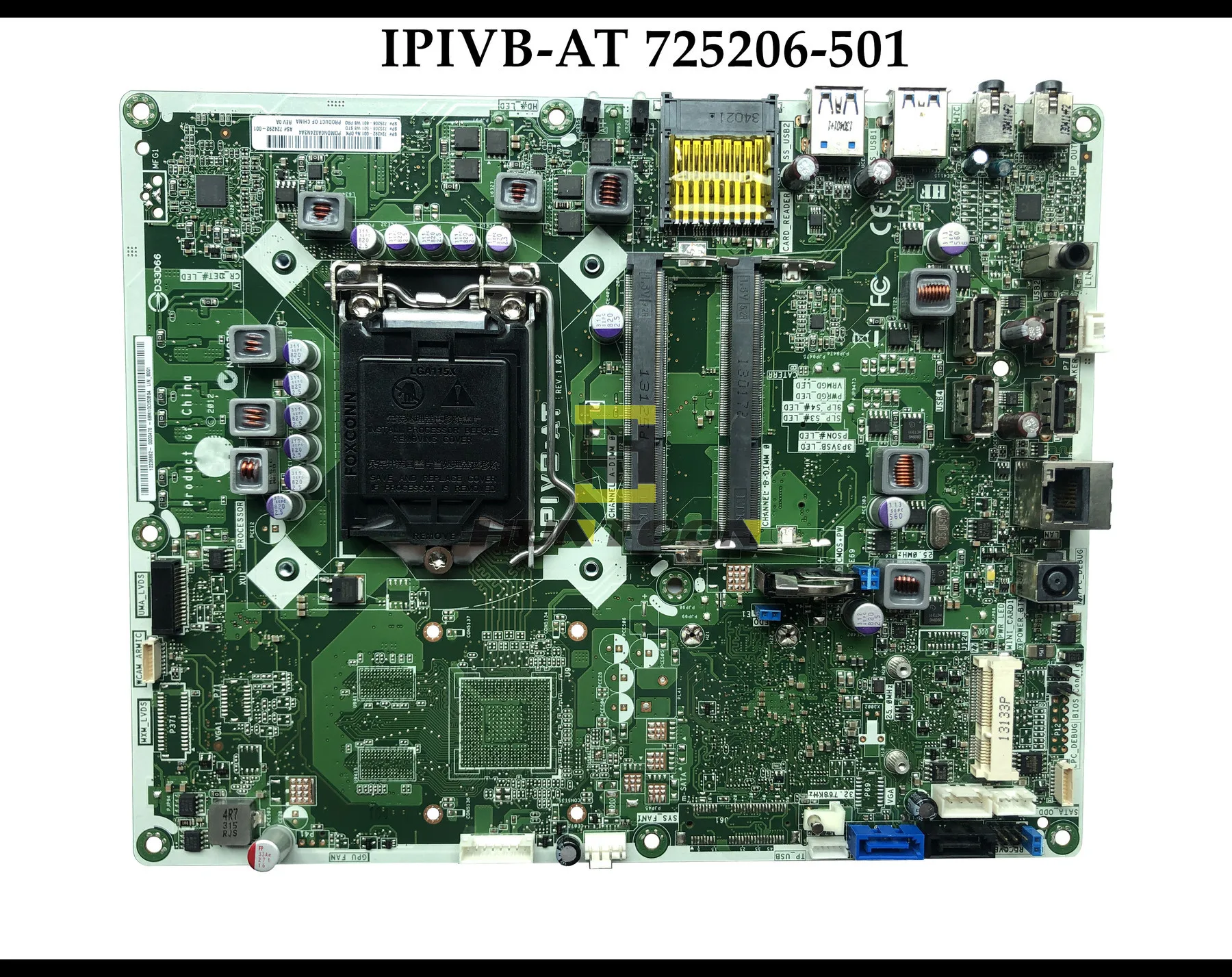 Качество 724292-001 725206-501 для hp Touchsmart 23 23-F материнская плата AIO IPIVB-AT 724292-001 аккумулятор большой емкости SLJ88 H77 LGA115X DDR3 полностью протестирована