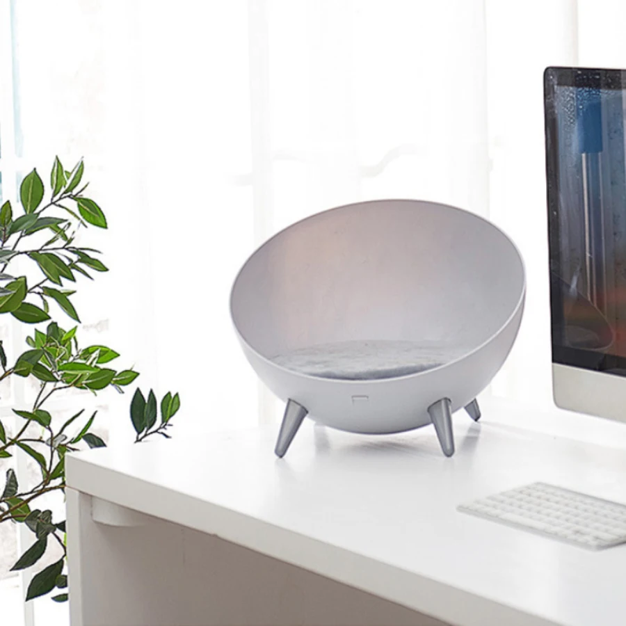 Кровать для питомцев собак кошек маленьких кровати круглые дышащий роскошный