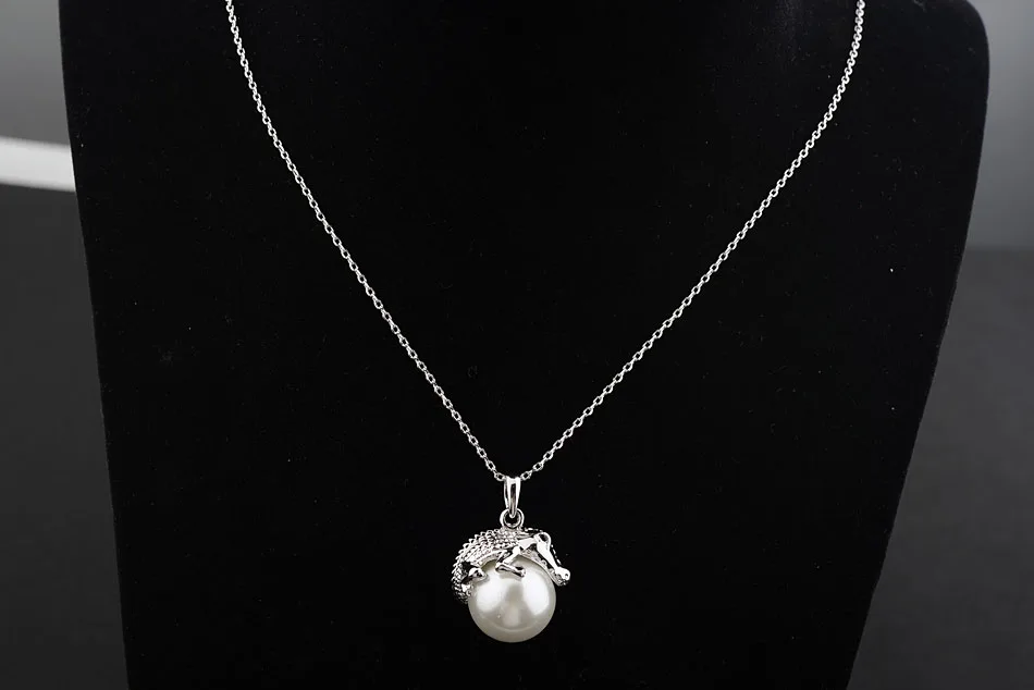 Italina высокое качество бренд изысканная мозаика белый жемчуг Крокодиловая