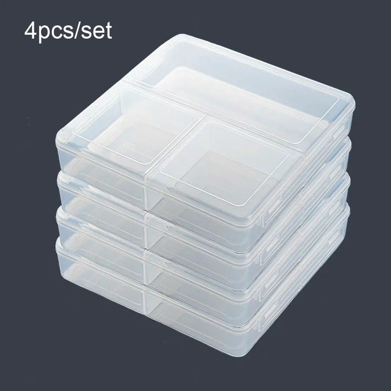 4PCS 3 сетки Microwavable коробка для хранения продуктов прозрачный органайзер для холодильника контейнер для фруктов овощей специй микроволновая печь Сейф - Цвет: 4PCS
