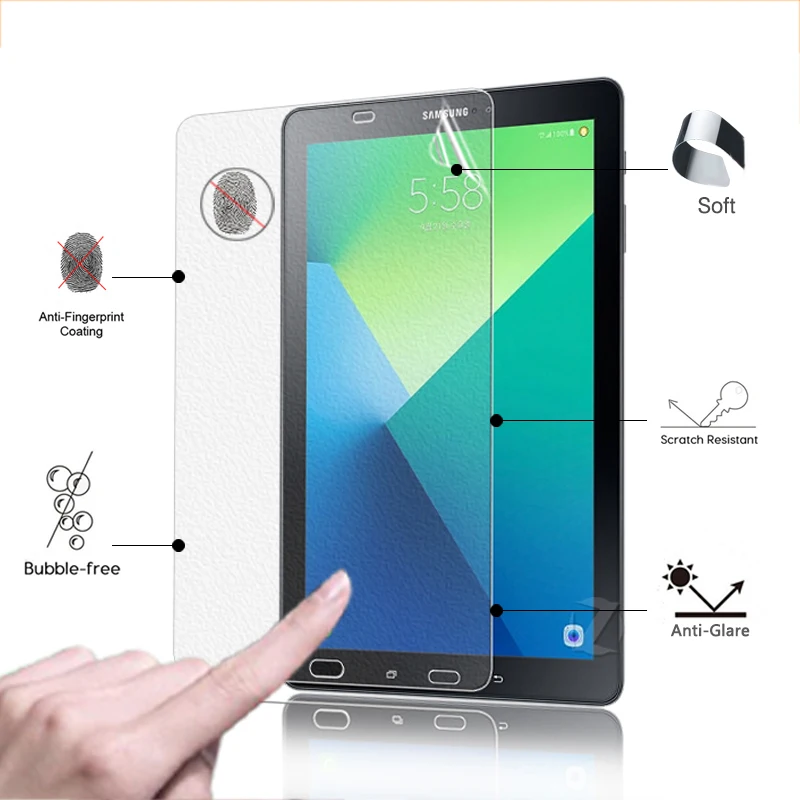 Передняя Защитная пленка для Samsung GALAXY Tab A 10 1 2016 с S Pen P580 P585 матовая защитная A6