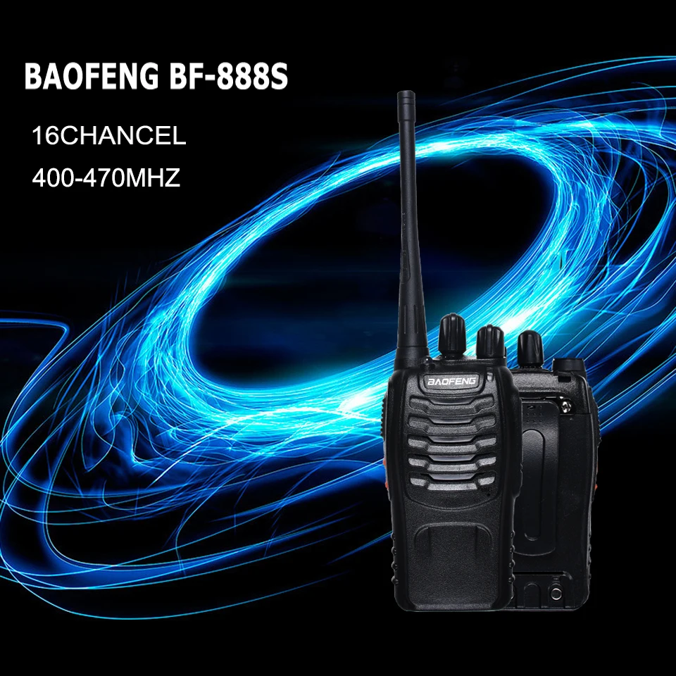 2 шт baofeng BF-888S портативная рация 888s рация 888 comunicador кошелек 10 км охотничий домофон walk talk