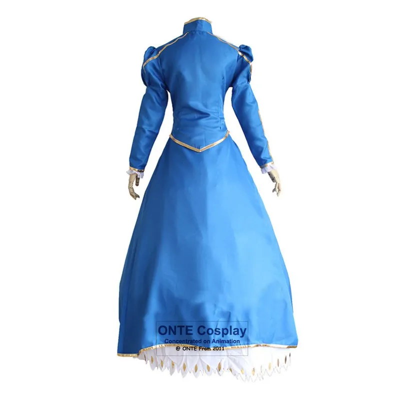 Fate / Stay Night Saber/маскарадные костюмы UBW Zero Artoria Pendragon женское боевое платье нарядный