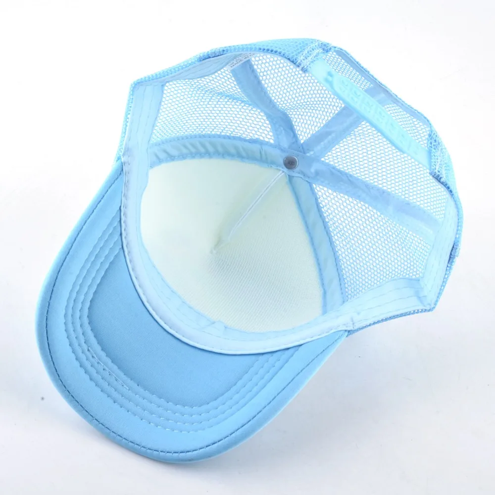 Модная летняя кепка Snapback Детские сетчатые бейсболки в стиле хип хоп регулируемые