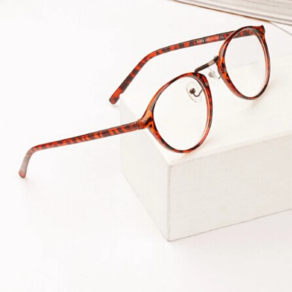 Мужские и женские очки с прозрачными линзами унисекс в ретро стиле