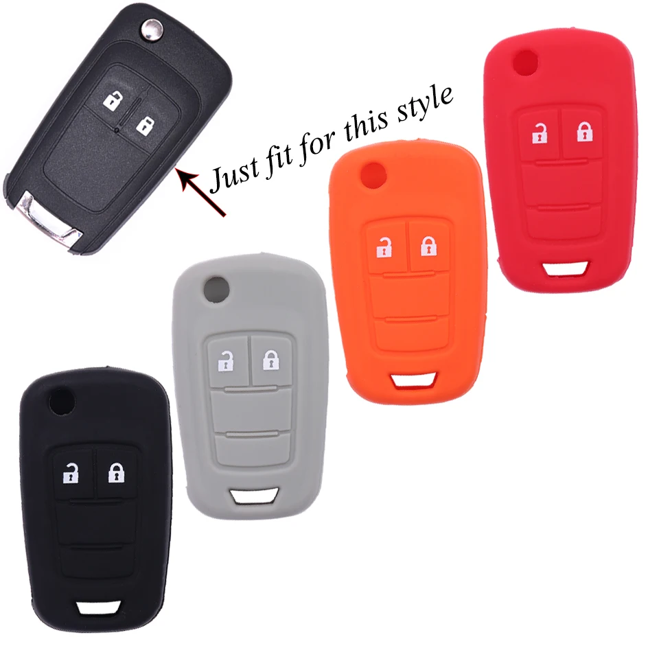 4 цвета силиконовый флип чехол ключа дистанционного управления автомобилем для