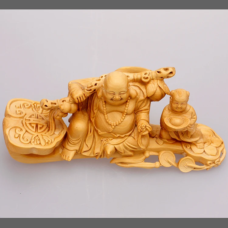 Ручная гравировальная резьба из самшита ручной работы резная тканевая сумка