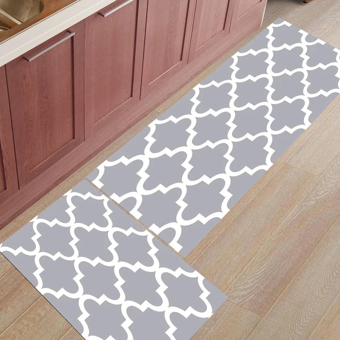 2 шт./компл. простые коврики с геометрическим принтом коврик для входной двери