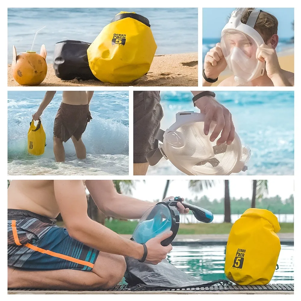 Анфас Подводное плавание маска для подводного плавания оборудование трубка