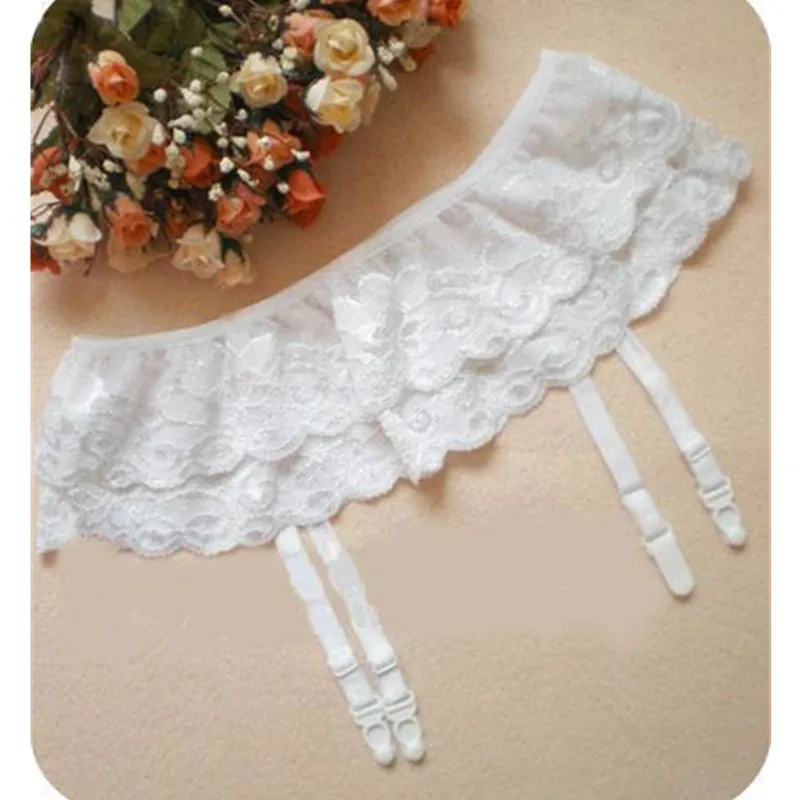 Горячая продажа! Женское нижнее белье с двойными розовыми подвязками