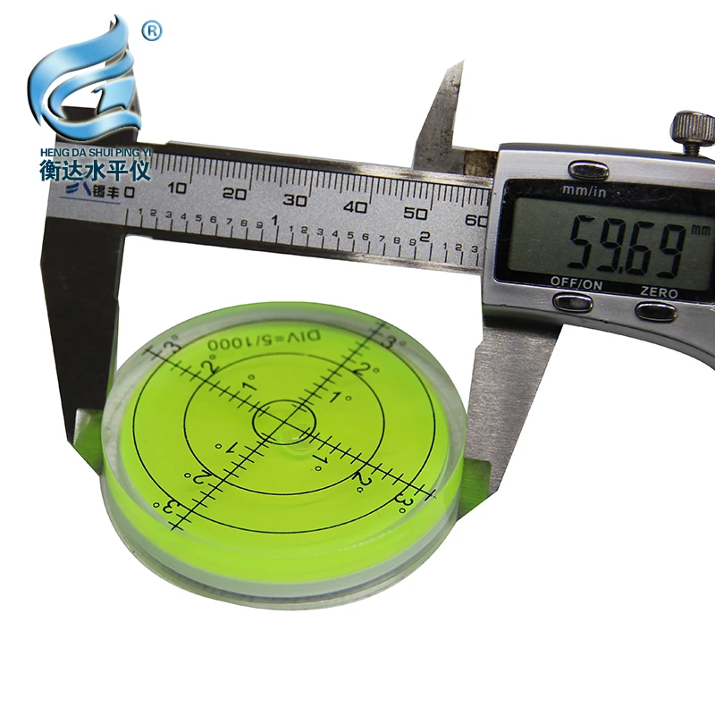 Доставка зеленый прозрачный кристалл акриловый пузырьковый спиртовой уровень