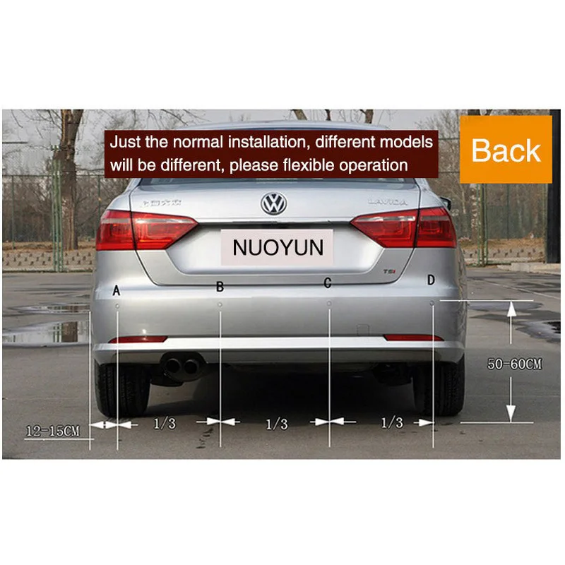 Автомобильный парковочный датчик s 4 сенсор автоматический радар заднего ход, парковочный монитор умный двухъядерный датчик заднего хода детектор системы сигнализации безопасности
