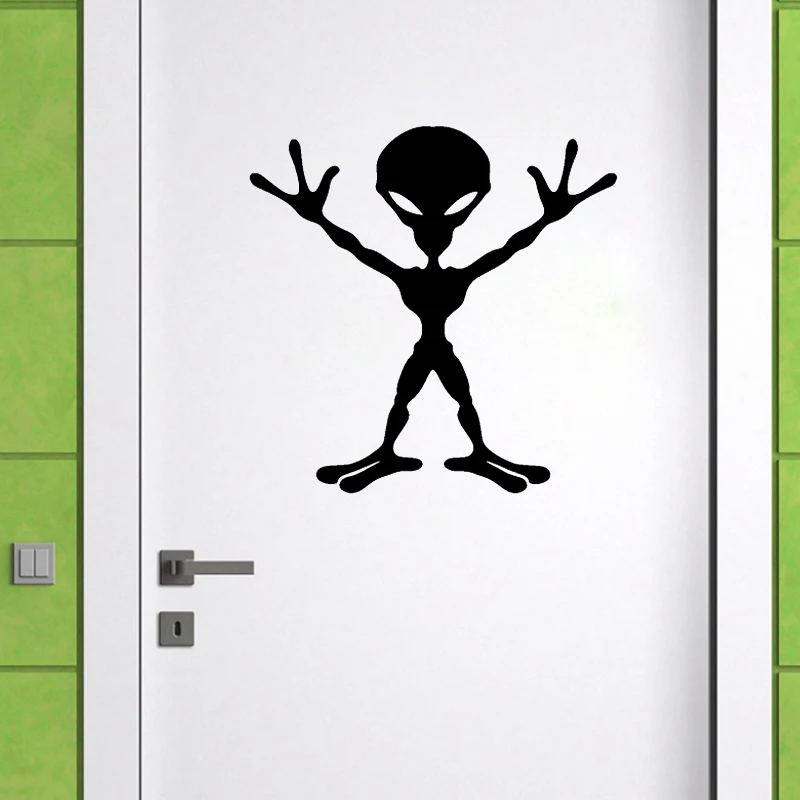 Силуэт инопланетяне настенные стикеры Детская комната художественная