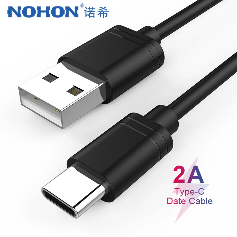 NOHON usb type C зарядный кабель для передачи данных Xiaomi 5 6 samsung Gaxaly S8 S9 Plus шнур Oneplus 5T 3