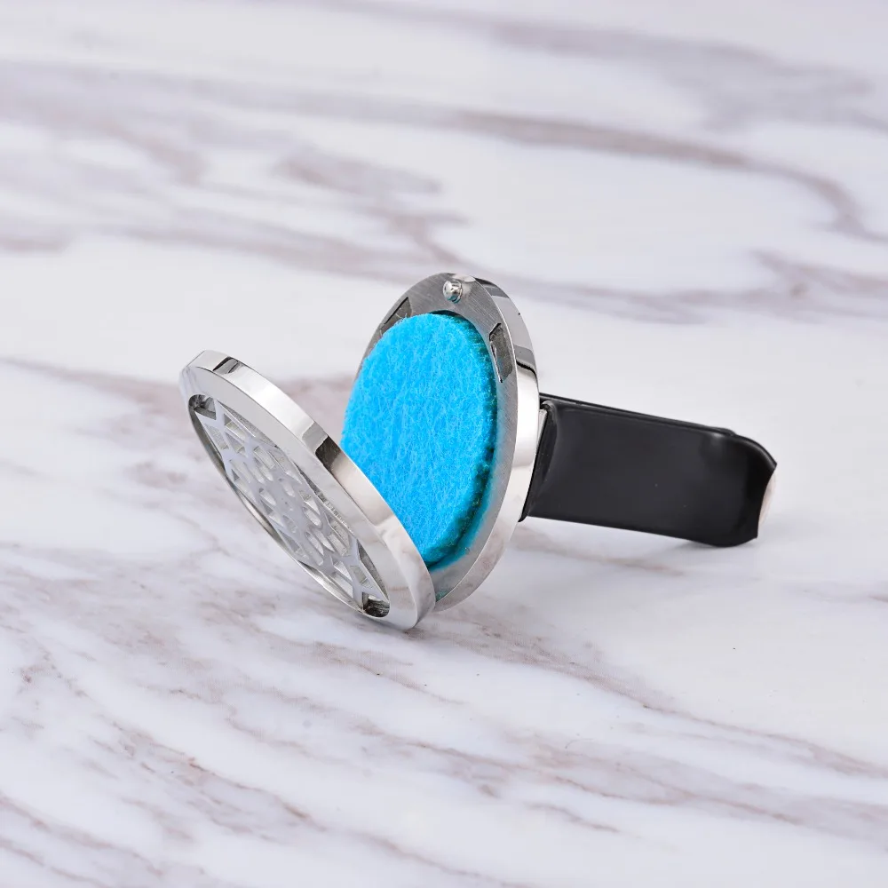 1 шт. 30 мм из нержавеющей стали автомобильный диффузор кулон парфюм ароматерапия