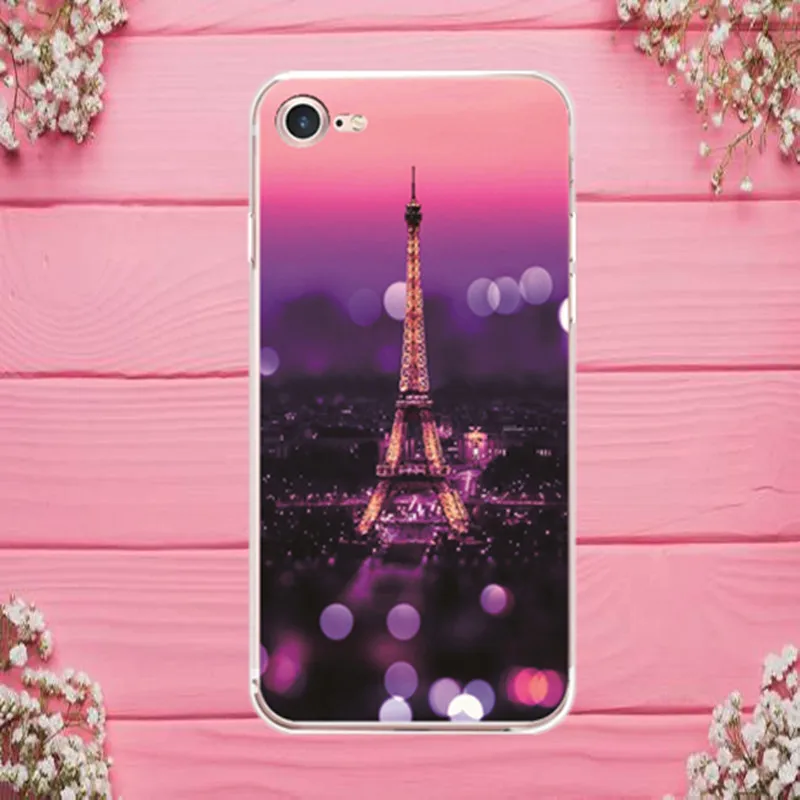 MPCQC Ultra-thin Transparent Animal Cute phone case for apple iphone 6 6s 7 8 PIus X Back cover soft TPU pattern |