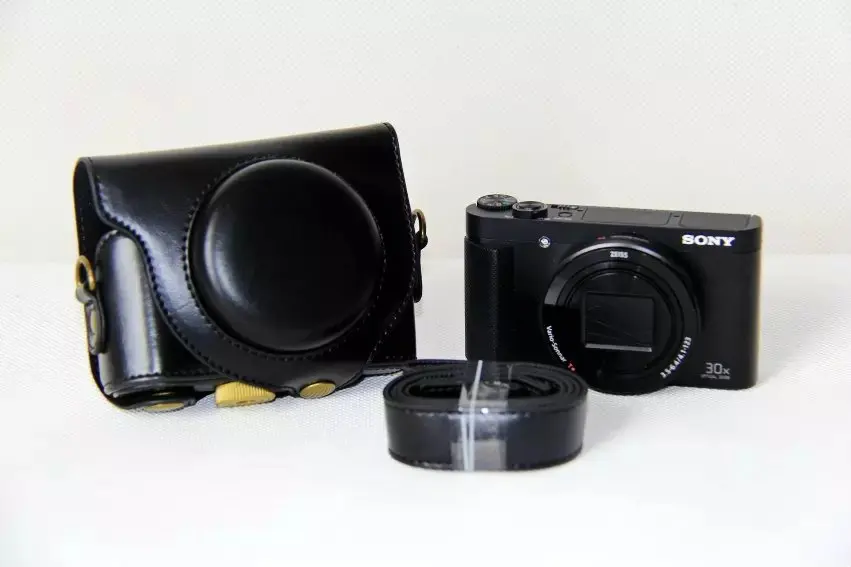 Кожаный чехол для цифровой камеры SONY Cyber-shot DSC-HX90V HX90 WX500
