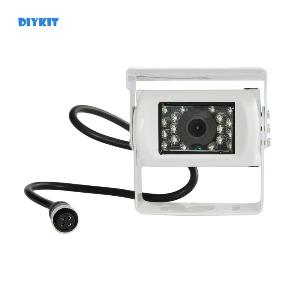 DIYKIT 4PIN HD CCD инфракрасная камера заднего вида с ночным видением парковочная для