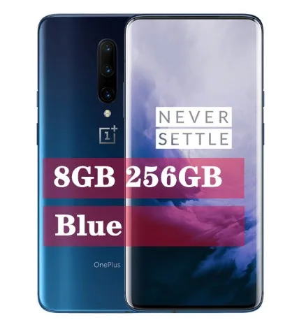 8GB 256GB Blus Global Oneplus 7 Pro смартфон кислород Android Snapdragon 855 AMOLED Восьмиядерный 6,6" 3120x1440 изогнутый край OTA 30W Мобильный - Цвет: 8GB 256GB Blus