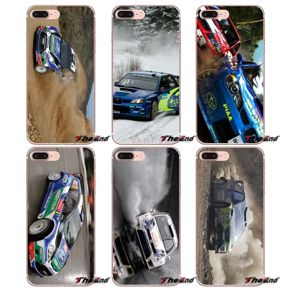 Прозрачные мягкие чехлы для Apple iPhone X 4 4S 5 5S SE 5C 6 6S 7 8 Plus 6sPlus 6Plus 7plus 8plus WRC Car Racing |