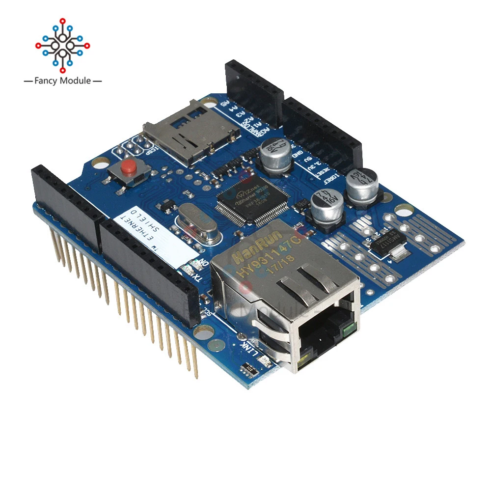 Сетевая плата W5100 R3 для Arduino UNO Duem Mega 2560 защитный модуль локальной сети Ethernet с