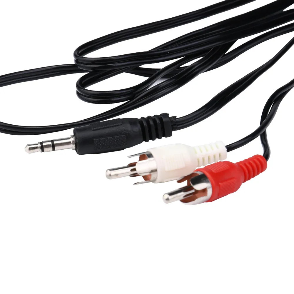 HIPERDEAL 1 мини разъем 3 5 мм штекер к 2RCA стерео аудио кабель сплиттер Прямая поставка