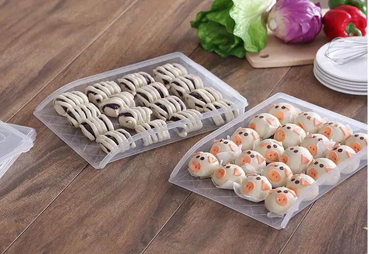 1 шт., кухонный поднос для пельменей, коробка для дома, замороженные пельмени, холодильник, коробка для хранения свежей пищи, морозильная камера, коробка для хранения LF 261