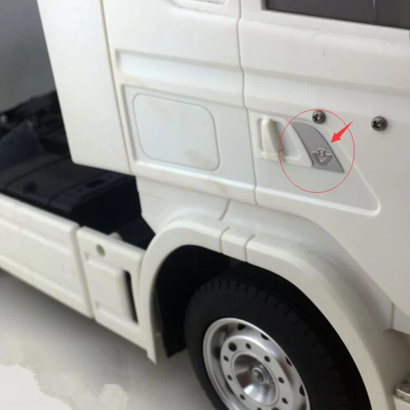 Декоративные аксессуары Tamiya scania для грузовика Автомобильная дверь V8 логотип tamiya